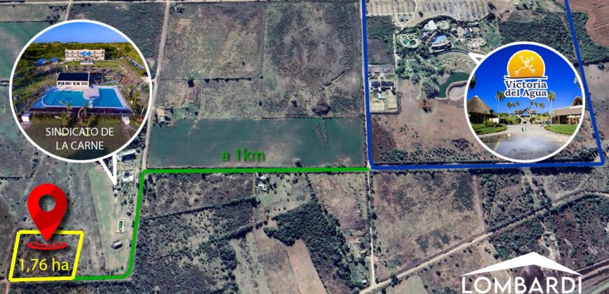 Se venden 1,76 ha Suburbanas en Zona de Termas de Victoria