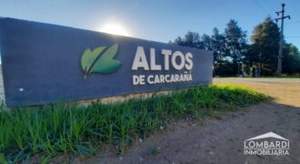 Se Venden 3 terrenos en esquina, juntos o separados en Altos del Carcarañá.